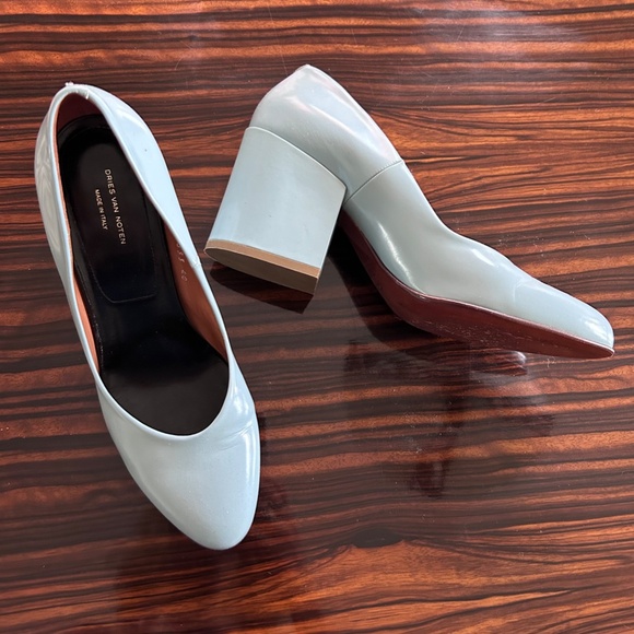 Dries Van Notem Wedge Patent Pumps - Picture 2 of 6